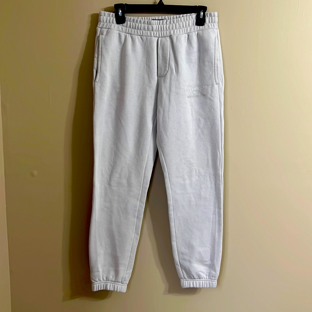 H&M Slim Fit Sweatpants - Size S - Light Beige
